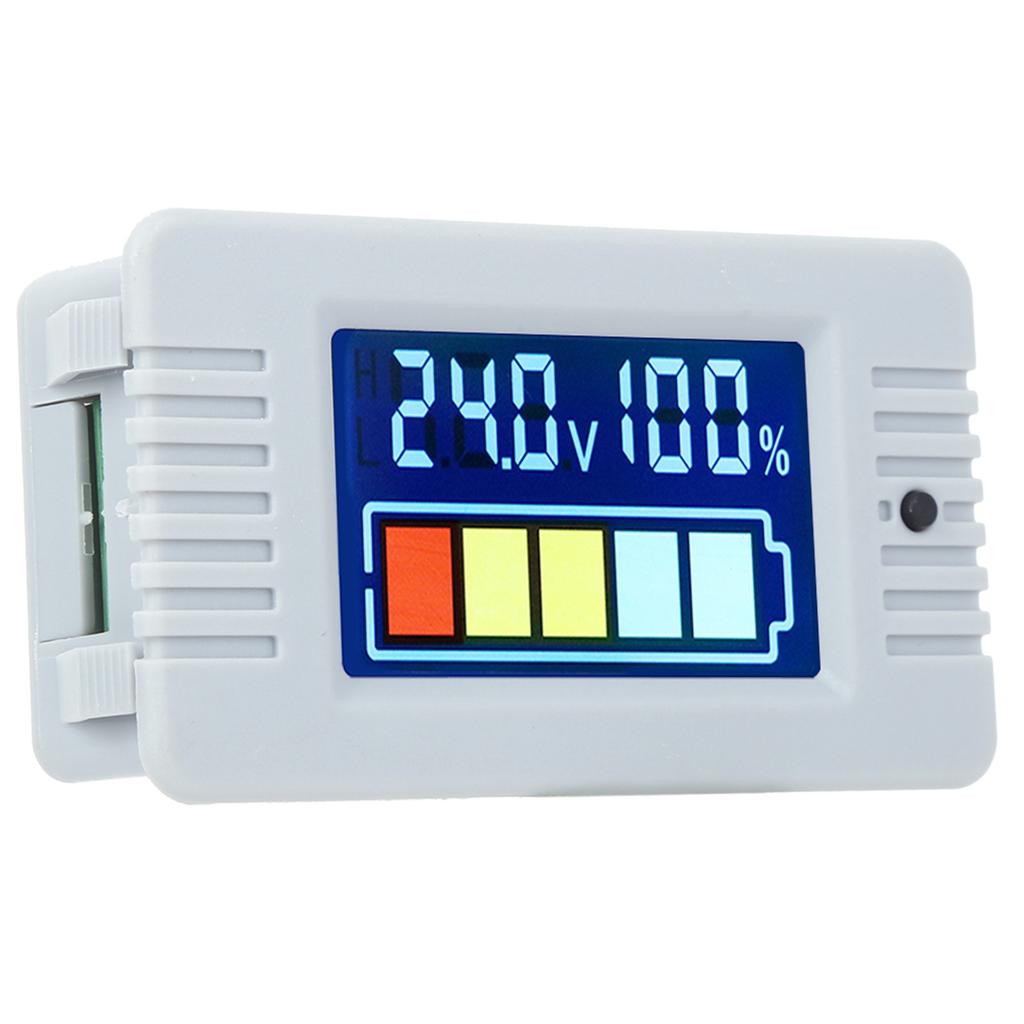 Batteriekapazitätsanzeige LCD Digitalanzeige Voltmeter Stromtester 0 100V Batteriekapazitätsmesser