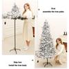 165cm Folding Christmas Tree Without Glowing Lights Pull Up Christmas Tree for Home Decoration Festive Yuletide Design