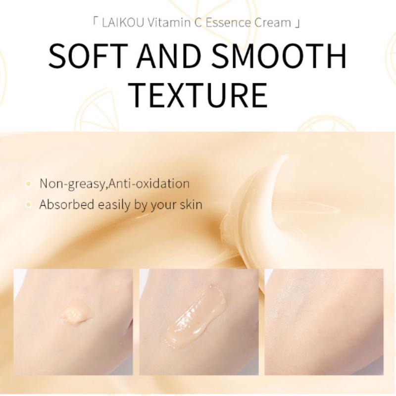 Crema antiarrugas de 25 g Crema con esencia de vitamina C Crema hidratante para el cuidado del rostro Elimina manchas Reafirma la piel Crema blanqueadora Crema hidratante para el cuidado de la piel