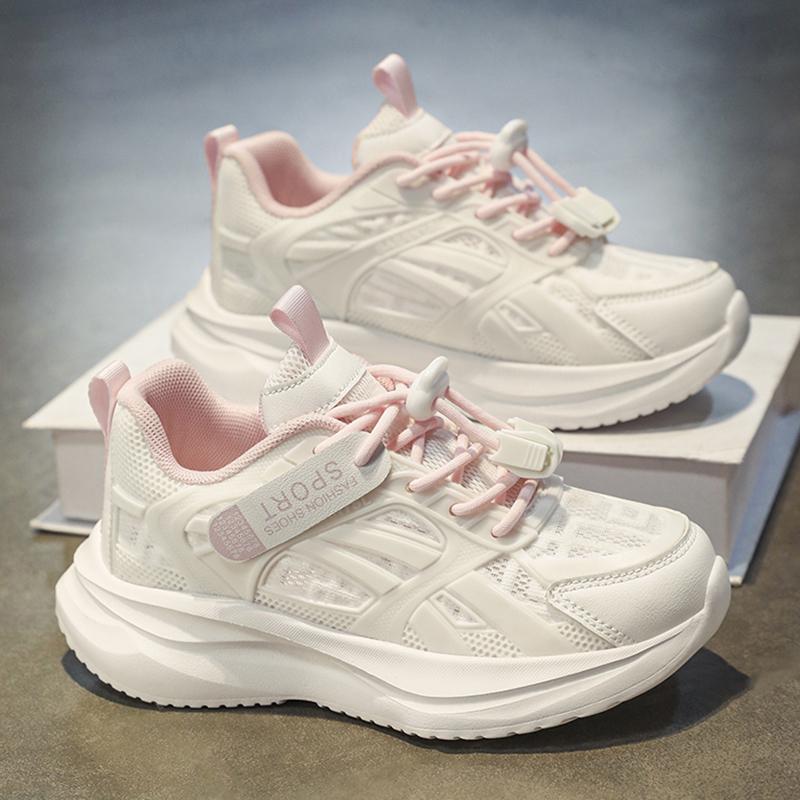 Scarpe Sportive da Bambina in Rete Traspirante a Marchio Domestico Co-branded - Collezione Primavera/Estate 2025