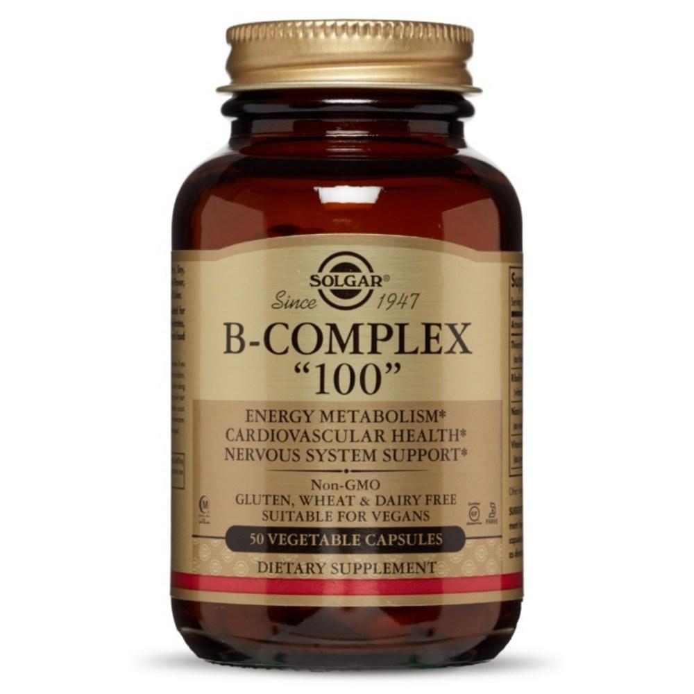 Solgar B-Complex 100 Vegetable Capsules 1 pcs 50 tablets