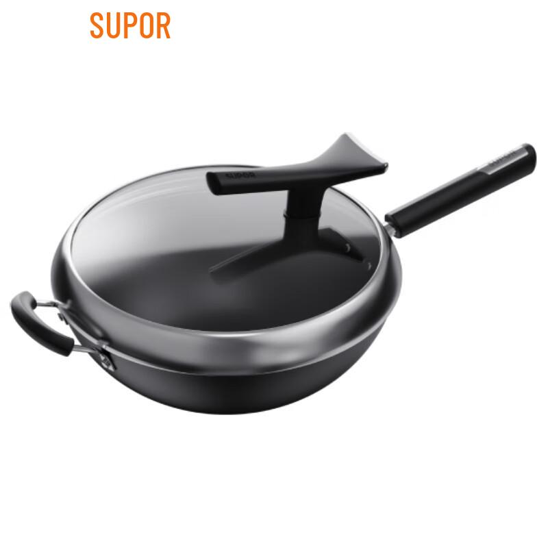

Supor 32cm Uncoated Cast Iron Wok
