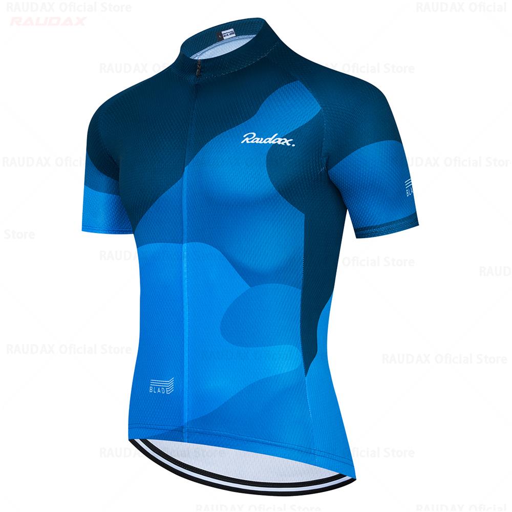 Raudax Cycling Jersey Men's Summer Short Sleeve Bike Shirts MTB Cycling Clothing Ropa Maillot Ciclismo Racing Bicycle Clothes