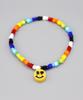 Bonbeau Smile Pendant Point Square Beads Bracelet