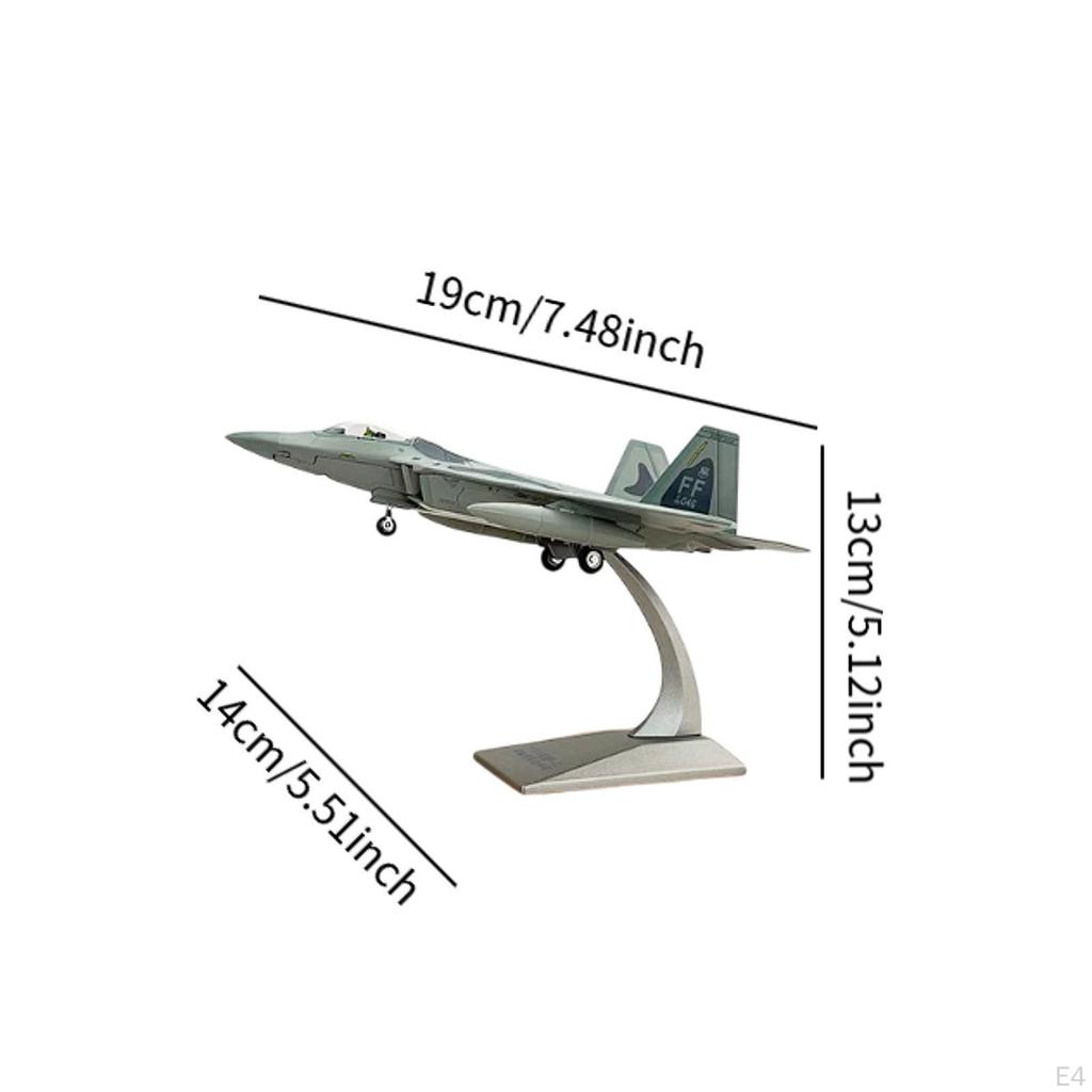 1/100 Diecast Aircraft Airplane Fighter Model Plane for Table Living Room