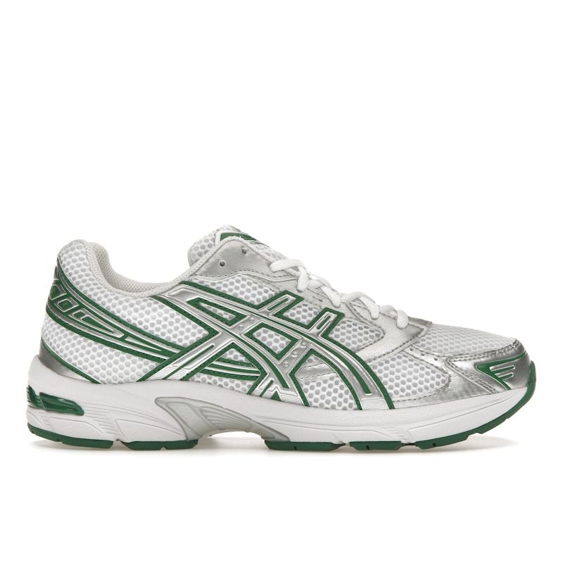 Asics Gel 1130 White Silver Green Unisex Sneakers 1203A701-100