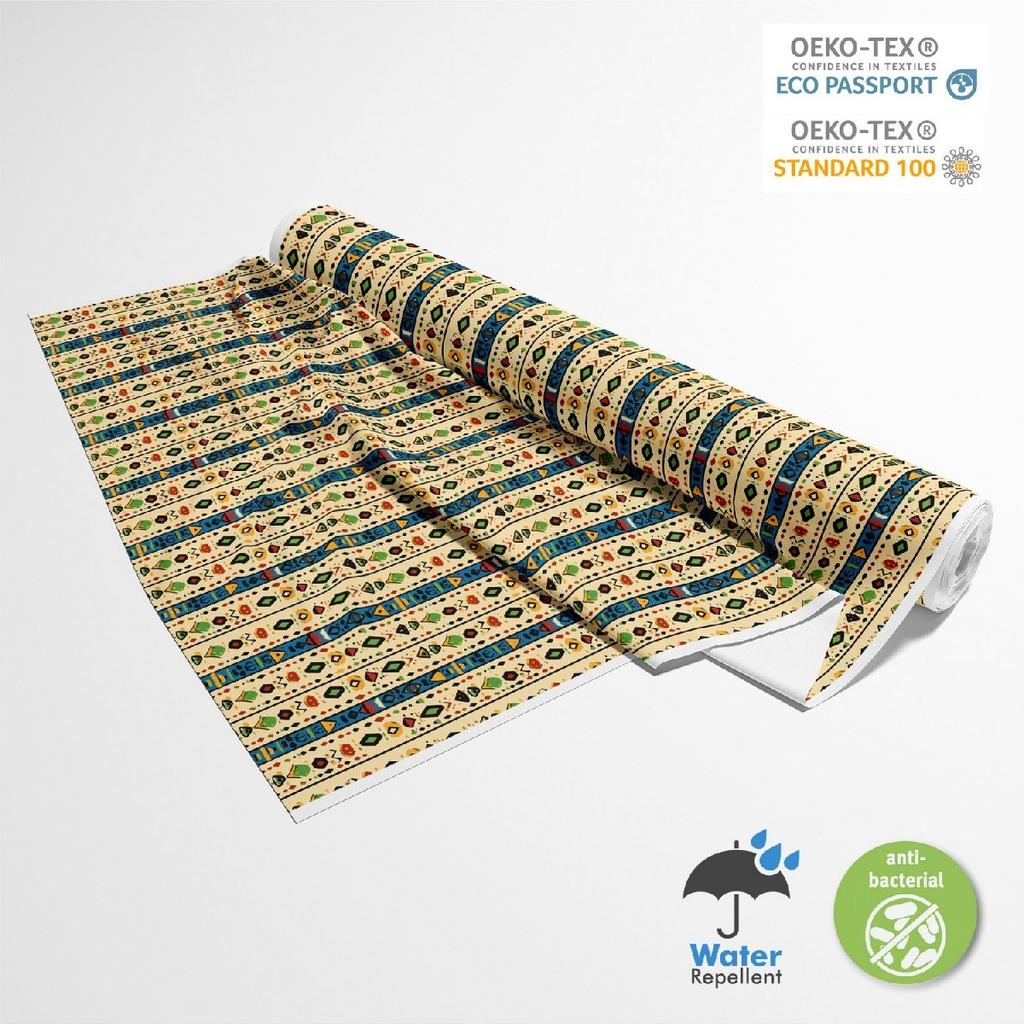 Outdoor Dekostoffe Oxford - Motiv Afrikanisch | Dx18017