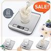 Smart Nutrition Scale - Waterproof Electronic Weighing with Stainless Steel Platform - High Accuracy for Health Foods & Baking