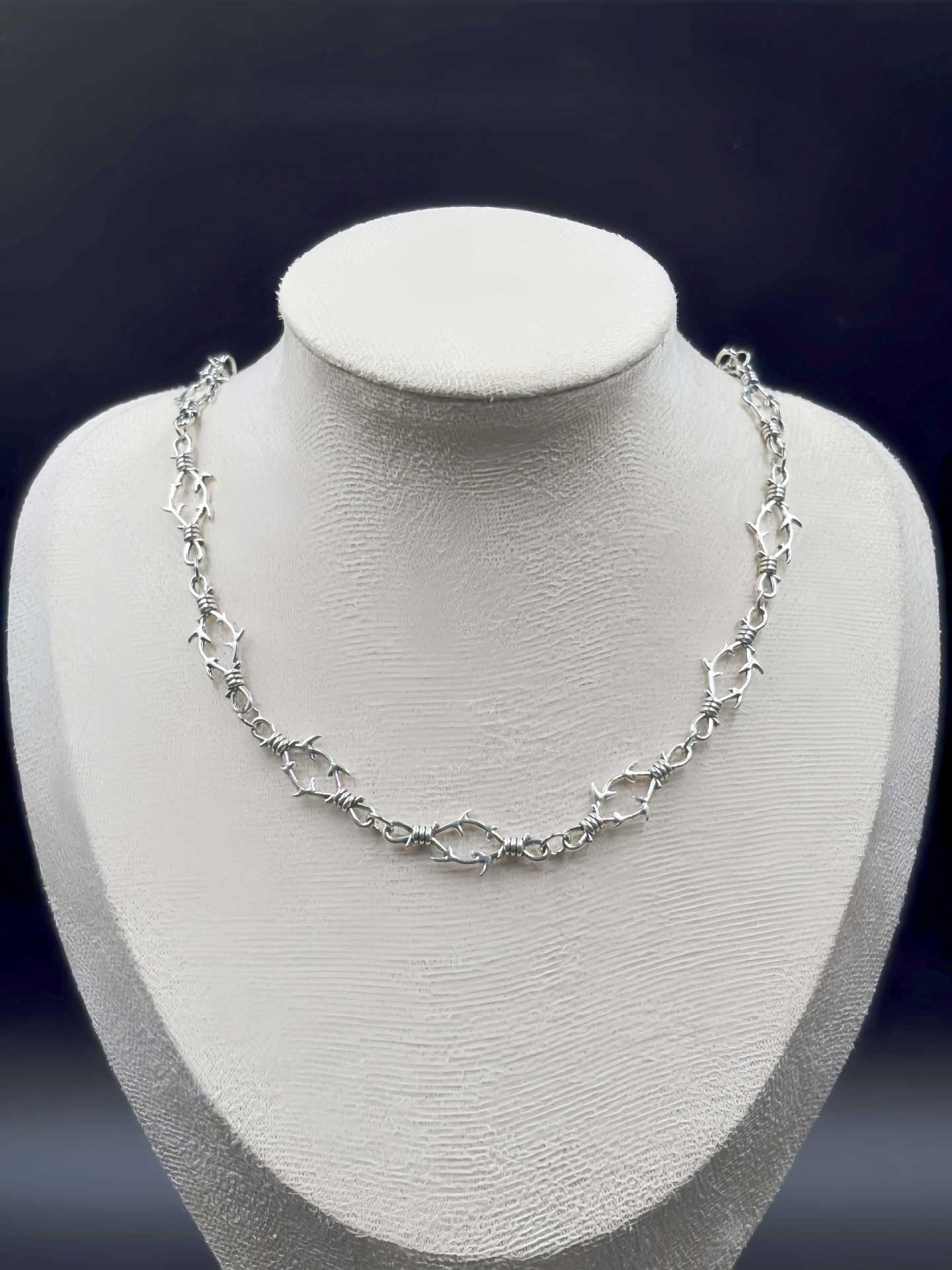 Готическая Панк Шипованная Ключичная Цепочка Ожерелье - Европейский и Американский Хип-Хоп Стиль