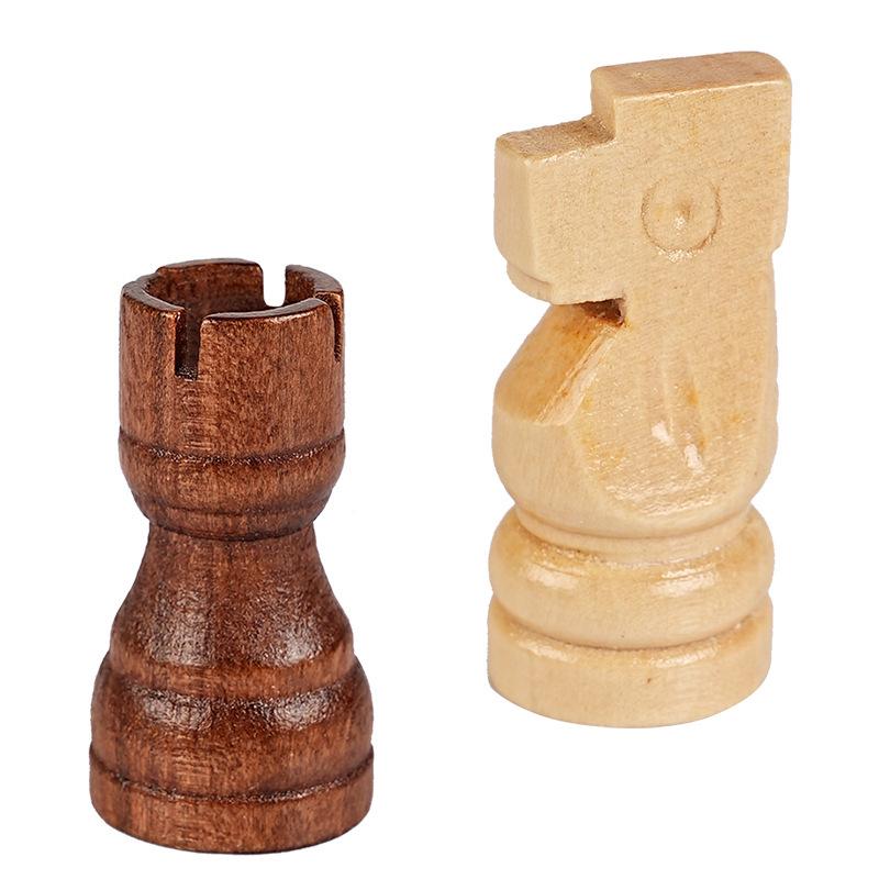 Solid Wood Chess Pieces, Available In 1.5", 2", 2.5", and 3" Sizes