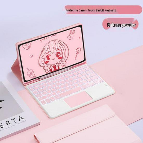 Samsung A9+ Tablet Case with Bluetooth Keyboard for 2025 A11+ Model