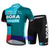 Mens Cycling Jersey Set Short Sleeve Quick Dry Breathable Road Bike Riding Outfit Training Racing