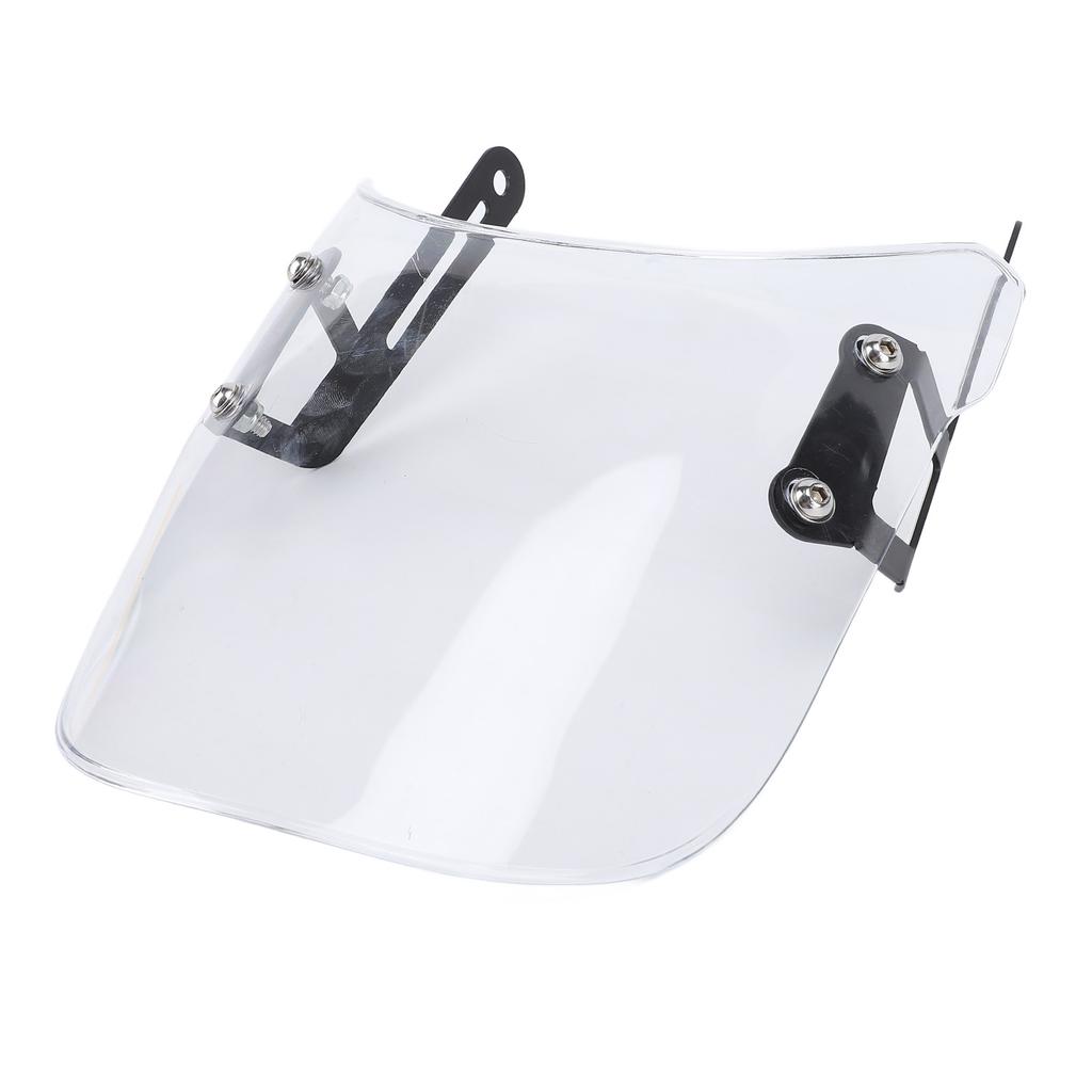 Motorcycle Front Windshield Unbreakable PMMA Panel Front Wind Deflector with Mount Bracket for Scrambler 400X 2023 2024