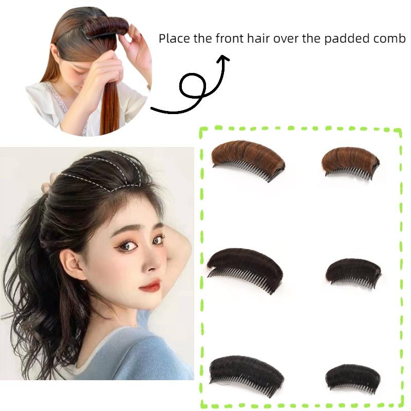 High Cranial Hair Puff Comb Instant Volume Thickness Natural Accessory Hairpiece