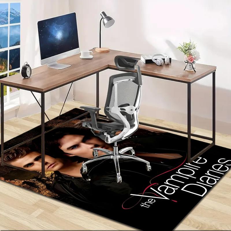 1pc The Vampire Diaries3 Design Area Rug - Non-Slip, Soft & Cozy Floor Mat for Living Room, Bedroom, Office - Indoor/Outdoor Decorative Carpet