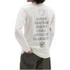 Vans Divine Energy Printed Crew Neck Long Sleeve T-Shirt Unisex Tops White VN0A7SN13KS