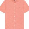 Camisa de Manga Corta de Botones Sencillos con Logo Bordado Polo Ralph Lauren Camisas para Hombre Rojo Náutico 710842642-005