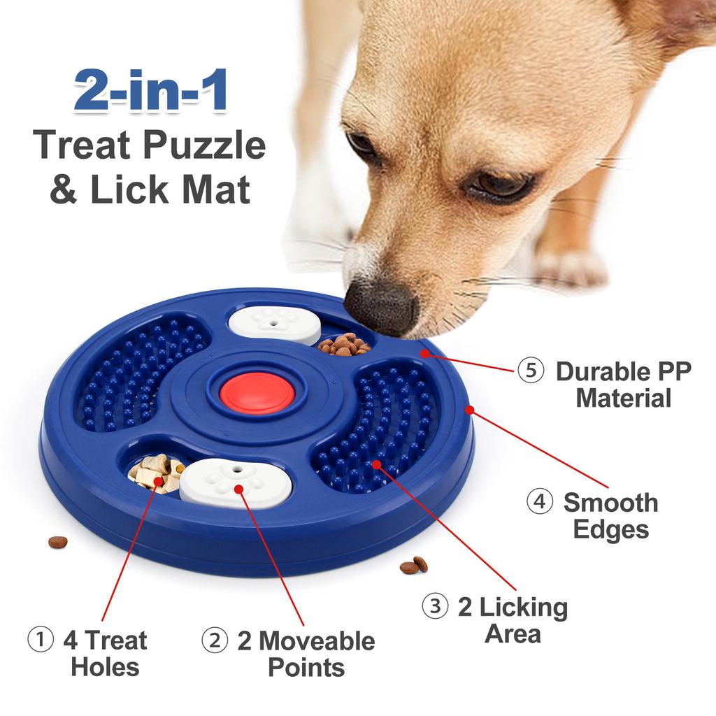 Spielzeug, Leckfuttertablett, Futter verstecken, Haustierspielzeug, Lindert Langeweile, Training, Intelligenz, Slow Food Tray, Abschließbare Hundekiste