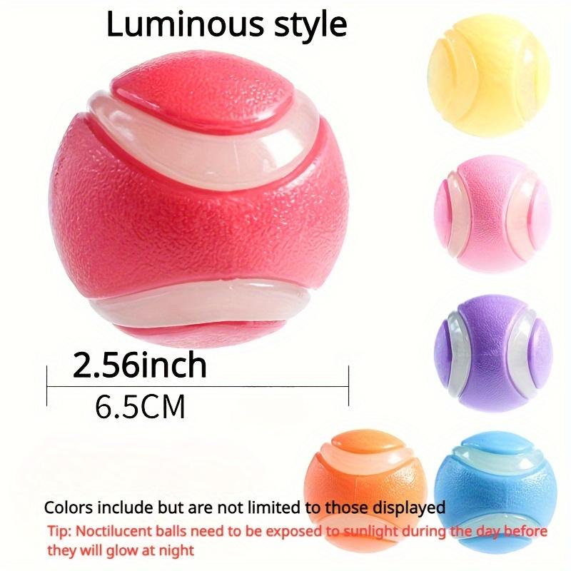 Squeaky TPR Dog Ball Toy - Durable, Bite-Resistant Chew Toy for Dental Health & Interactive Play, Random Color