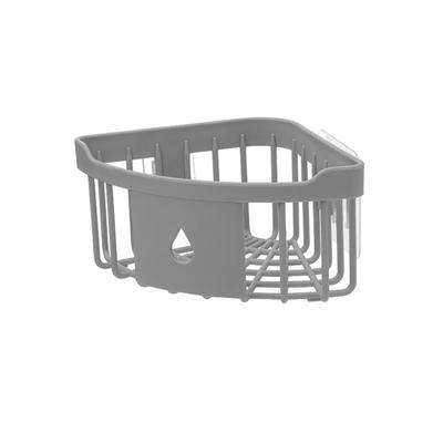Organizer per bagno, cucina, portaoggetti, ad angolo, con triangolo, da appendere alla parete