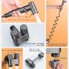 Toilet bidet sprayer Gun Flush One in Two Out Faucet Angle Valve with High-pressure Wall Mounted Handle Sprayer Set