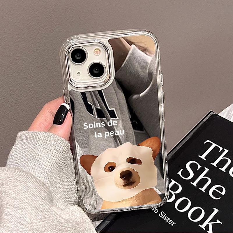 Mobile Phone Cases for iPhone 11 13 XR 15 Pro Max 12 14 Pro Max Case iPhone 16 XS Max Mirror Protective Case Mirror Exquisite Cartoon Waterproof