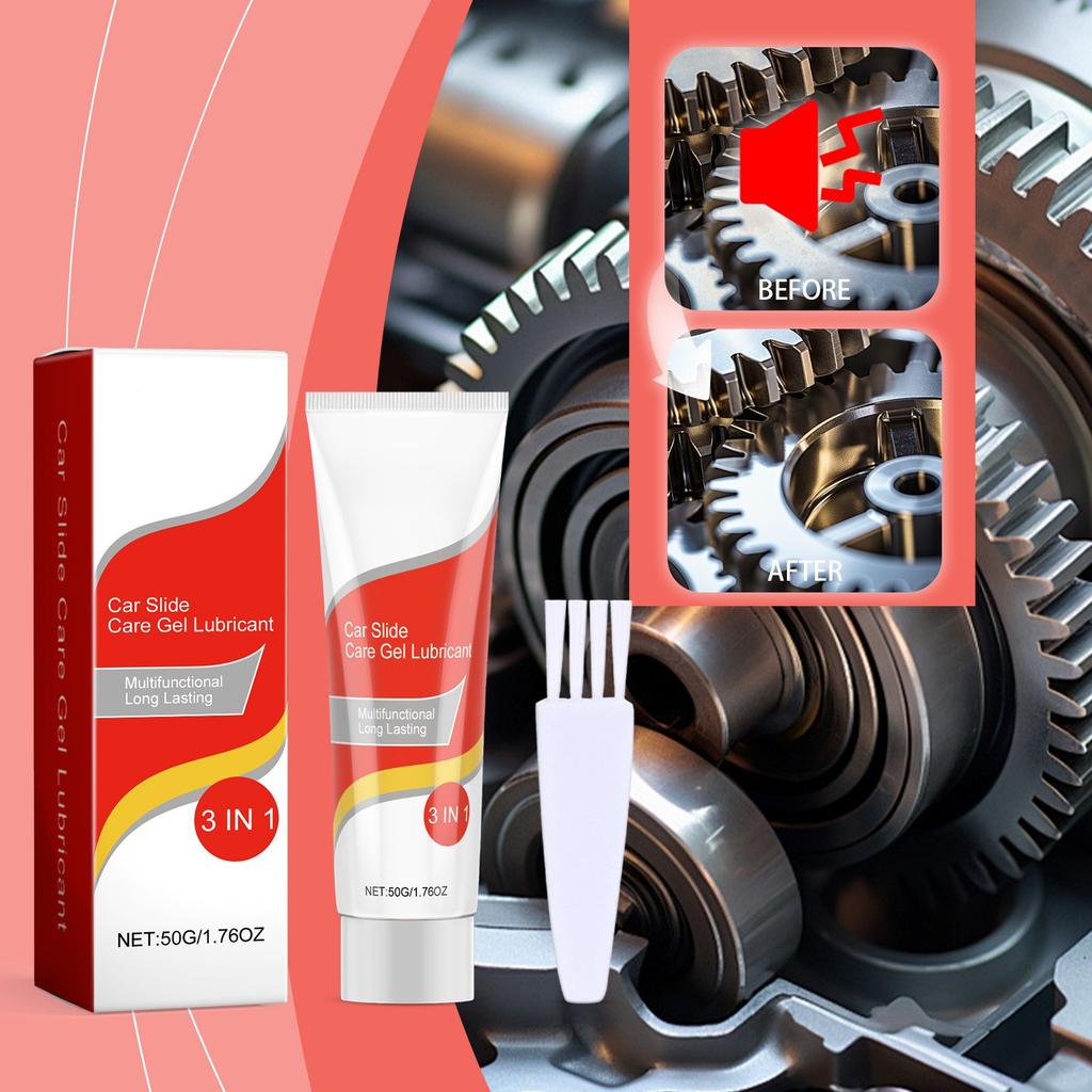 Car Maintenance Lubricating Gel Hinge Slide Sunroof Track Lubrication Maintenance Anti-stuck Abnormal Noise