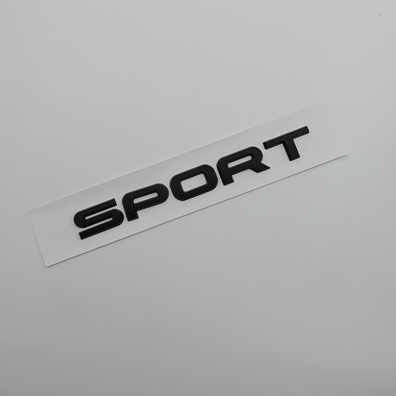 3d ABS Logo Sport Emblem Letters Car Trunk Badge For Evoque Discovery SVR L494 494 L320 Sport Sticker Accessories