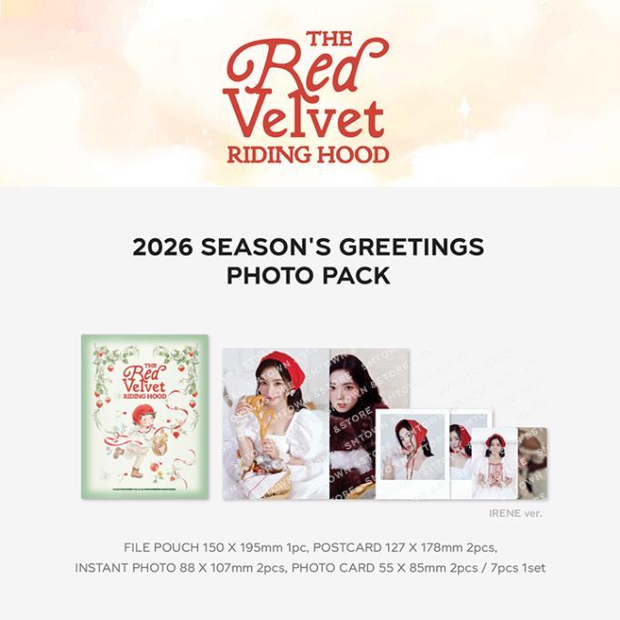 

Предзаказ 2026 SM Artist Season s Greetings Red Velvet Фотопак IRENE