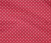 oneOone Cotton Flex Bright Red Fabric Dots Quilting Supplies Print Sewing Fabric By The Yard 40 Inch