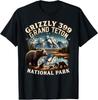 Retro Wild and Free Grand Teton National ParkGrizzly 399 Bear T-Shirt