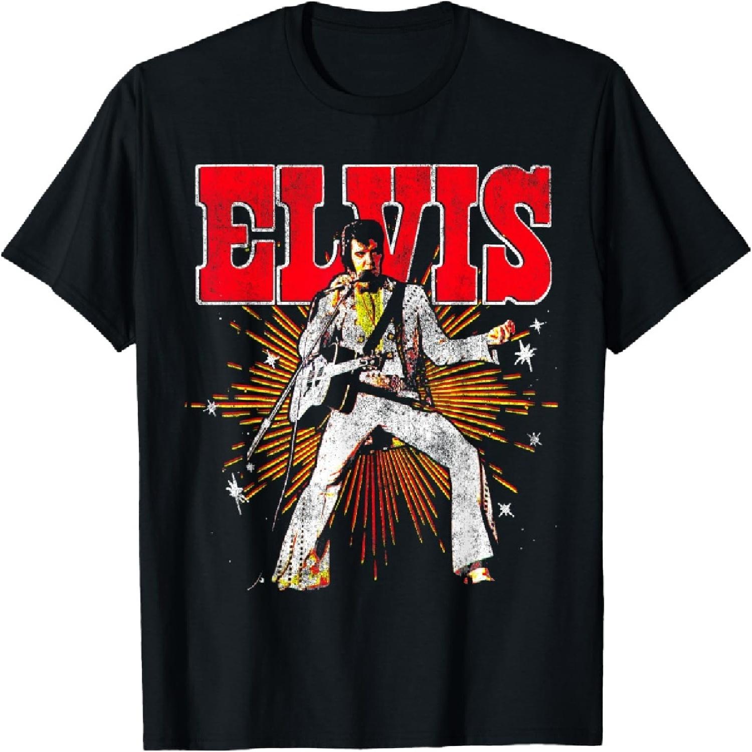 Elvis Presley Official Retro Short Sleeve T-Shirt XXXXXL разноцветный