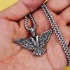 Necklace Retro Gothic Mystic Angel Wings Men's and Women's Wings Pendant