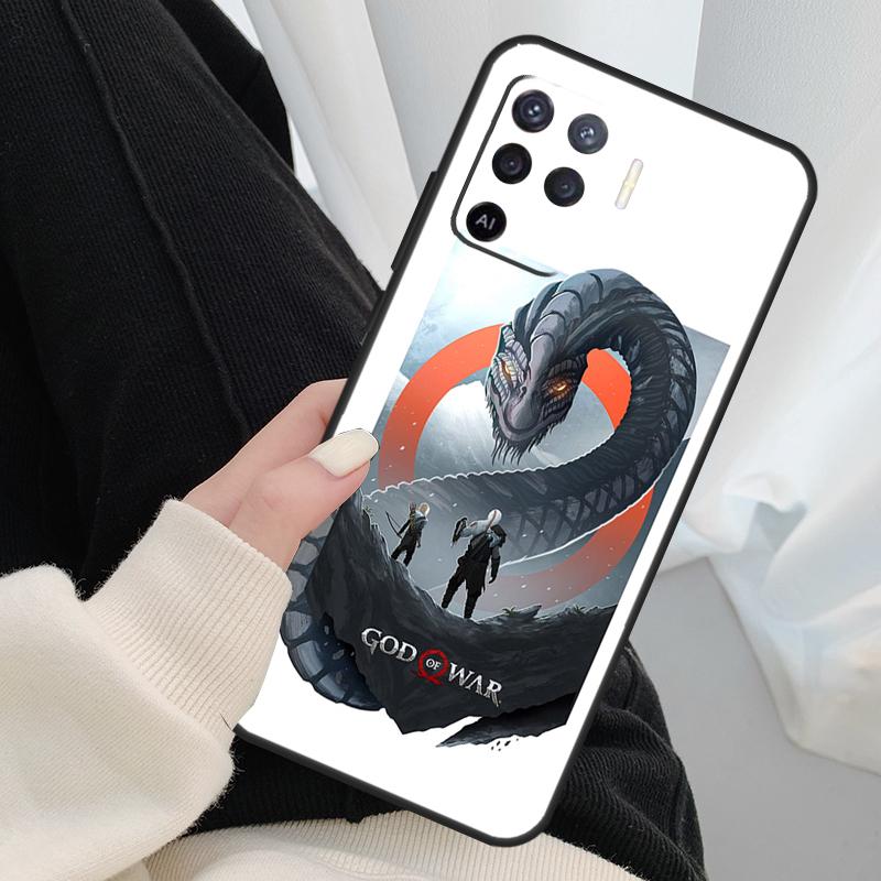 God of War Case For Oppo A96 A76 A16 A60 A98 A58 A78 A18 A38 A80 A40 A77 A57 A17 A74 A54 A94 A15 A5 Pro