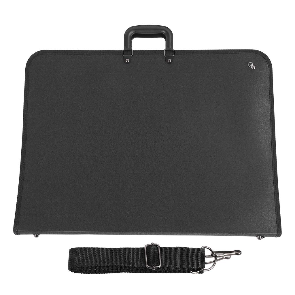 Drawing Board Bag 45x62cm Black PVC Lightweight Art Portfolio Case Poster Board Storage Bag