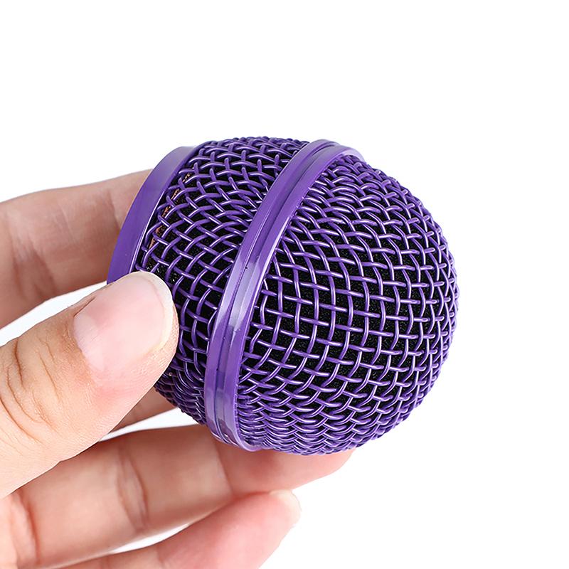 1ks Pro Shure Sm58 Bezdrátový Mikrofon Náhradní Kovová Mřížka Mikrofonu Výměna Profesionální Párty Mikrofon Hlava Díl