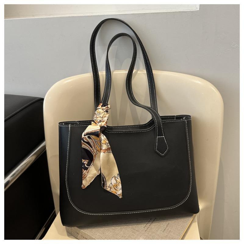 New Trendy Retro Commuter To Work Compartment Shoulder Bag High Sense Tote Bag College Student Class Bag Woman