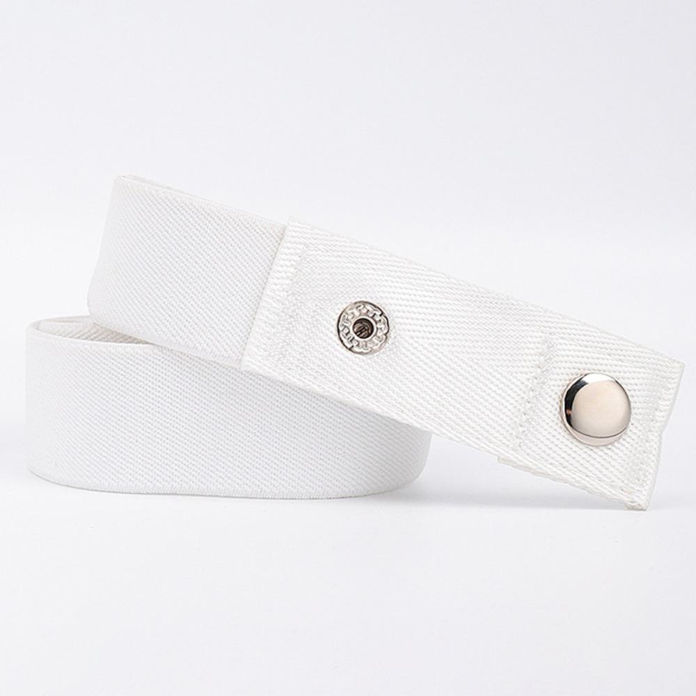 Fashion Lazy Elastic Waist Band Colorful Adjustable Buckle-Free Belts Seamless Elastic Belt For Women Men