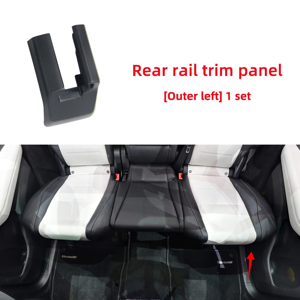 Rear Seat Rail Trim Cover Track Panel For Mercedes Benz GLE Class W167 + Interior Seat Rail Trim Cap 1679192300 1679192500