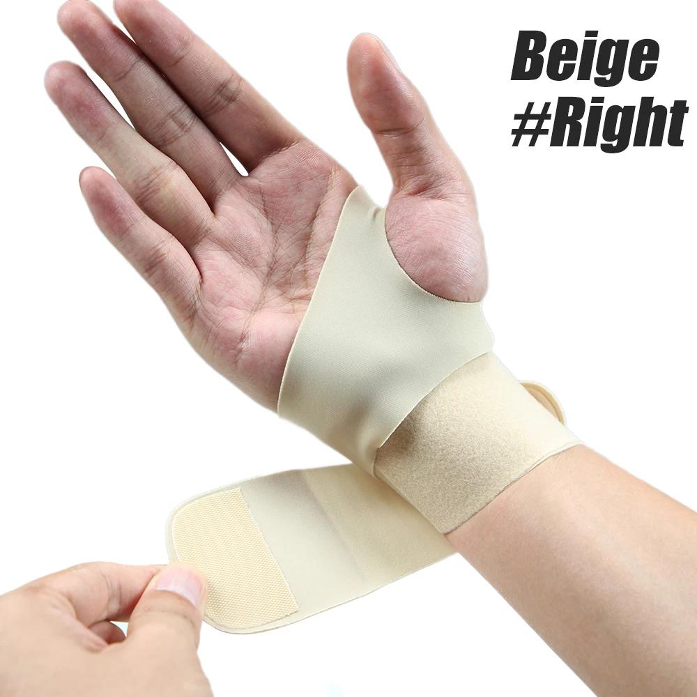 1 Stück Handgelenkbandage, Unterstützung bei Sehnenentzündungen, Karpaltunnelsyndrom und Arthritis – Schmerzschutz bei Verstauchungen und Schmerzen, Kompressionsmanschette, Stabilisator