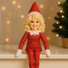 Boneca Elfo de Natal Brinquedo de Pelúcia Acabamento Fino Artesanal Brinquedo Elfo de Pelúcia Decoração Natal Aniversários Ornamento Estatueta de Elfo