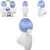 Authentic Eva Ayanami Rei Cosplay Wig With High Temperature Wire Light Blue