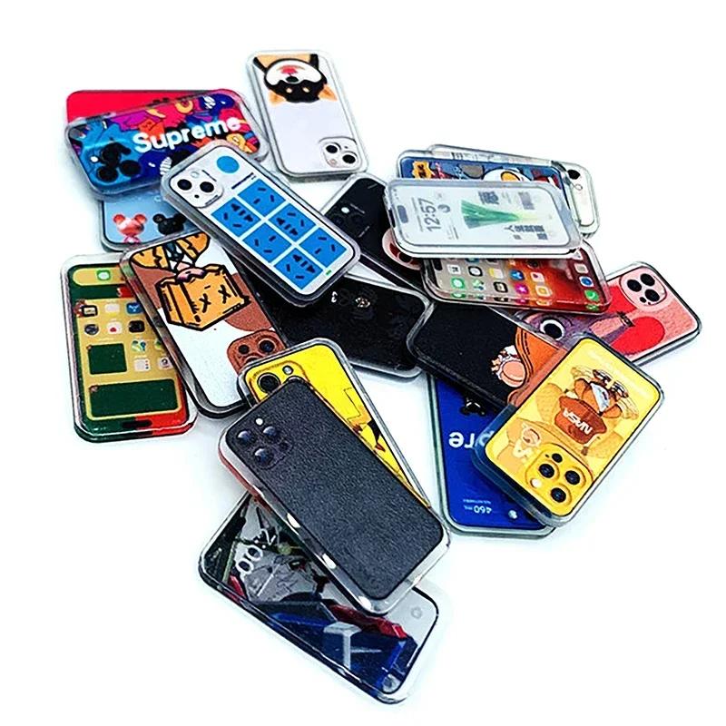 1/12 ляльковий будиночок, міні-модель мобільного телефону, симулятор лялькового будиночка, мобільний телефон, ляльковий будинок, прикраса, аксесуари, удавані іграшки