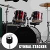 Attachment Clamp Stacker for Cymbals Shock Absorption Cymbal Arm Holder  Jazz Drum