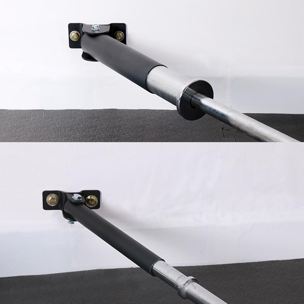 Väggmonterat T-stångs roddplattformstillbehör Roterande T-stångshållare Hantelförvaringsutrustning för Marklyft Knäböj Tricepsövningar