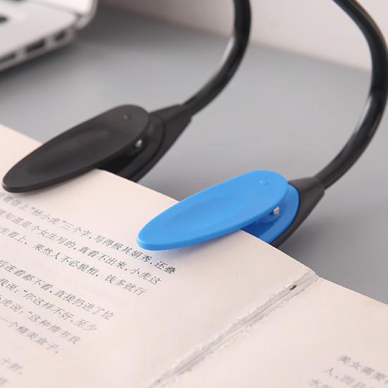 Lampă LED pentru cărți Mini Clip On Clampă pentru dormitor de călătorie îndoită Cadou pentru lumină de lectură pentru cămin