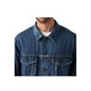 Levis Spitzkragen Locker Geschnitten Einreihig Langärmelige Jacke Herren Jacke Blau A5782-0021