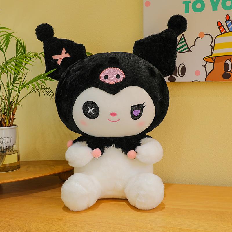 25cm Cute Dark Devil Plush Doll Large Cartoon Stuffed Animal Pillow Room Decoration Gift For Girls
