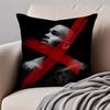 Album Cover CChris BBrown Cushion Cover Pillowcase Antidustmite Invisible Zipper Short Plush Sofa Cushion