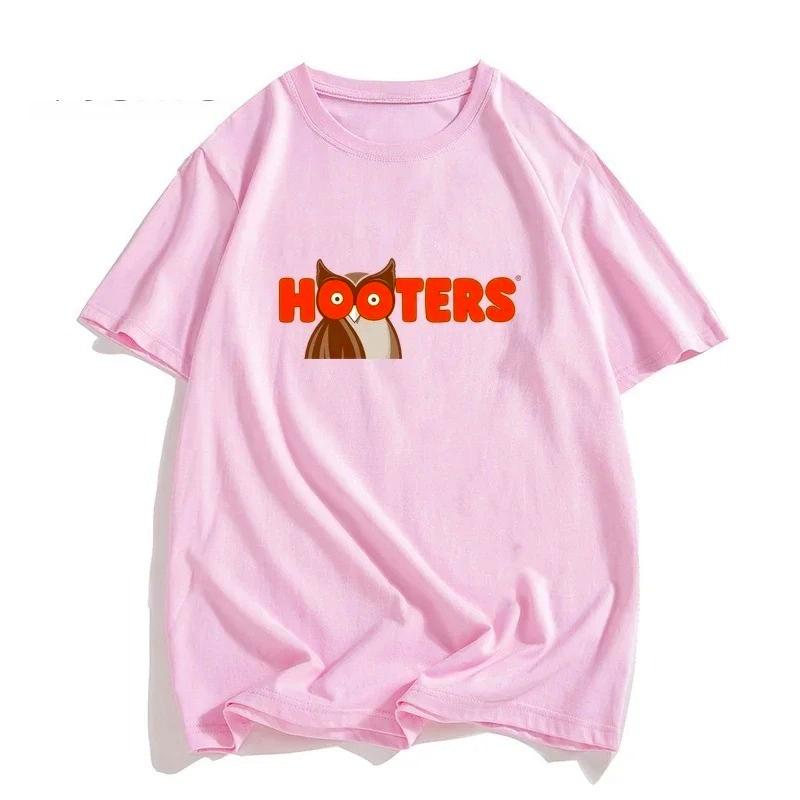 Cartoon Grafik T-Shirts Damen Sommer FeUnisex Kleidung Femboy Hooters Original Eule T-Shirt für Damen Lässig Ärmel